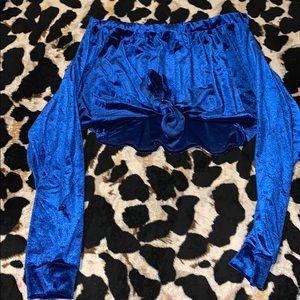 Royal blue 2 piece
